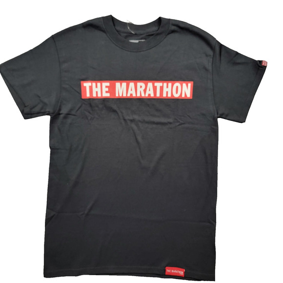The Marathon Clothing Shirt Mens Small Black THE MARATHON Box Logo TMC Graphic - Picture 1 of 10